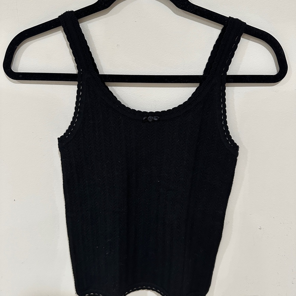 Aritzia Wilfred Eremia Tank Top Small Black